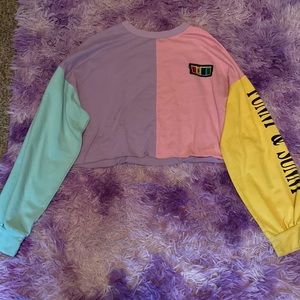 A cropped long sleeve